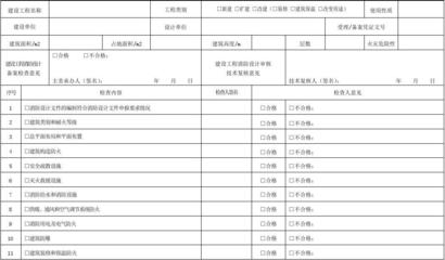 5-备案--建设工程消防设计审查记录表式样_word文档在线阅读与下载_免费文档